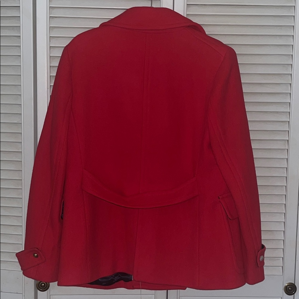 J.Crew Stadium Cloth Majesty Wool Peacoat - Picture 7 of 10